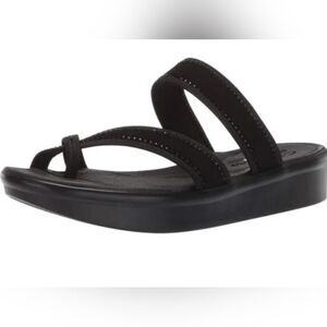 Skechers Bumblers Steady Rock Sandals Size 8 Black Luxe Foam Comfort